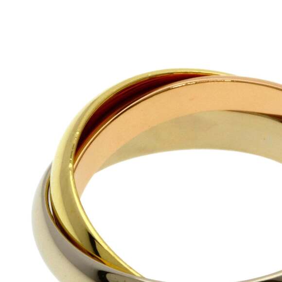 Trinity Ring in Tricolor Gold, Classic Model | Cartier US CARTIER 18k Gold Trinity Ring #53